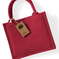 W412 Westford Mill Jute Mini Gift Bag (Var 02)