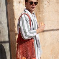 W150 Westford Mill Organic Cotton Mesh Grocery Bag