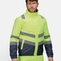 TRA218 Regatta High Visibility Pro Hi Vis Bomber Jacket (Var 02)