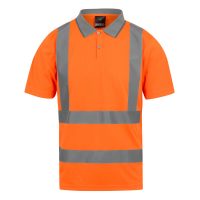 TRS271 Regatta High Visibility Hi-Vis Pro Contract Polo Shirt (Var 02)