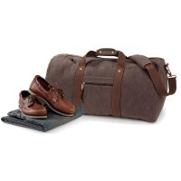QD613 Quadra Vintage Canvas Holdall (Var 02)
