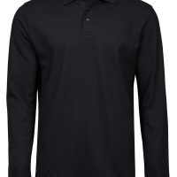 TJ1406 Tee Jays Men's Luxury L/S Stretch Polo (Var 02)