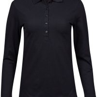TJ146 Tee Jays Ladies' Luxury L/S Stretch Polo (Var 01)