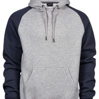 TJ5432 Tee Jays Men's Two-Tone Hooded Sweatshirt (Var 02)