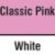 CLassic Pink/White