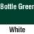 Bottle Green/ White