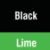 Black/Lime Green