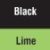 Black/Lime