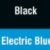 Black/Electric Blue