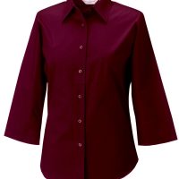 946F Russell Collection Ladies' 3/4 Sleeve Fitted Stretch Shirt (Var 01)