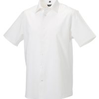 947M Russell Collection Men's S/Sleeve Fitted Stretch Shirt (Var 01)