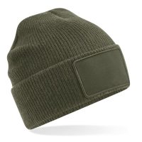B540 Beechfield  Removable Patch Thinsuate? Beanie (Var 01)