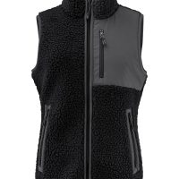HAR2121505 James Harvest Ladies Kingsley Sherpa Fleece Vest (Var 01)