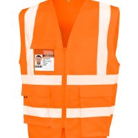 R477X WORK-GUARD by Result Heavy Duty Polycotton Security Vest (Var 02)