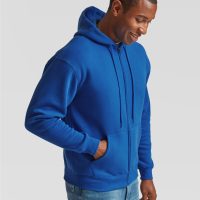 62034 Fruit Of The Loom Men's Premium Hooded Sweat Jacket (Var 02)