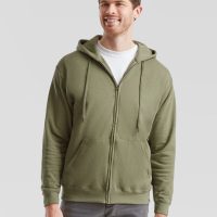 62062 Fruit Of The Loom Men's Classic Hooded Sweat Jacket (Var 02)
