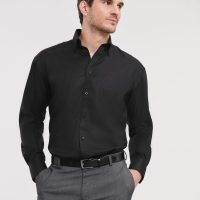 956M Russell Collection Men's L/Sleeve Non-Iron Shirt (Var 02)