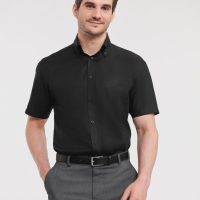 957M Russell Collection Men's S/Sleeve Non-Iron Shirt (Var 02)