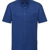933M Russell Collection Men's S/Sleeve Oxford Shirt (Var 02)