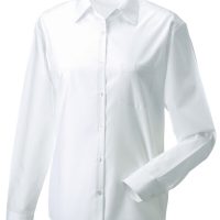 934F Russell Collection Ladies' L/Sleeve Polycotton Shirt (Var 02)