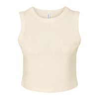 BE1013 Bella Women's Micro Rib Muscle Crop Tank (Var 02)