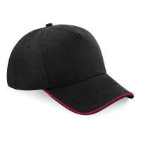 B25C Beechfield  Authentic 5 Panel Cap - Piped Peak (Var 02)