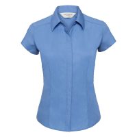 925F Russell Collection Ladies' Cap Sleeve Polycotton Shirt (Var 02)