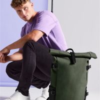 BG858 Bagbase Block Roll-Top Backpack (Var 02)