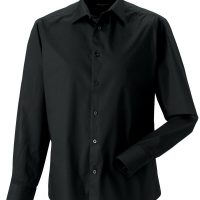 946M Russell Collection Men's L/Sleeve Fitted Stretch Shirt (Var 02)