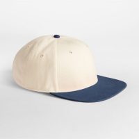B662 Beechfield  Contrast Flat Peak 6 Panel Cap (Var 02)