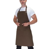 DP114 Dennys Canvas Bib Apron With Pocket (Var 02)