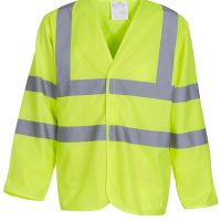 HVJ200 Yoko Hi-Vis Long Sleeve Waistcoat (Var 02)